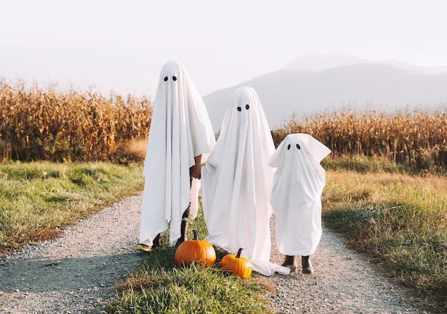 Photo halloween kids holidays concept