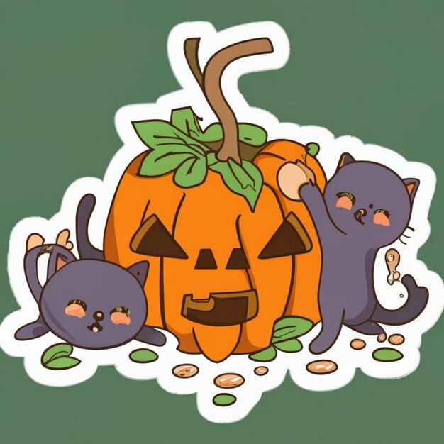 Photo halloween kittens