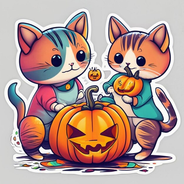 Photo halloween kittens