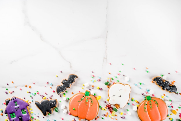 Halloween koekjes en snoepjes