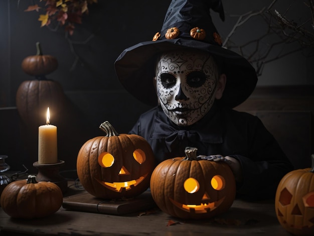 Halloween-kostuumfotografie