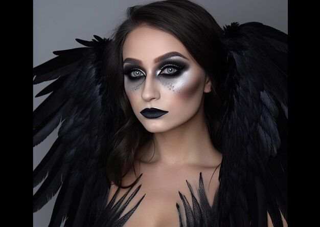 Halloween Makeup and Gothic Photoshoot