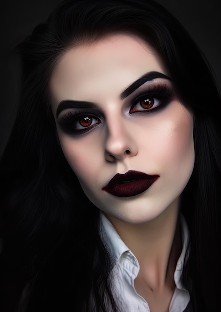 Halloween Makeup and Gothic Photoshoot