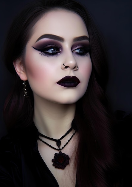 Halloween Makeup and Gothic Photoshoot