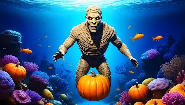 Halloween mummie