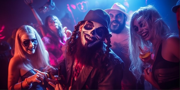 Halloween nachtclubfeest