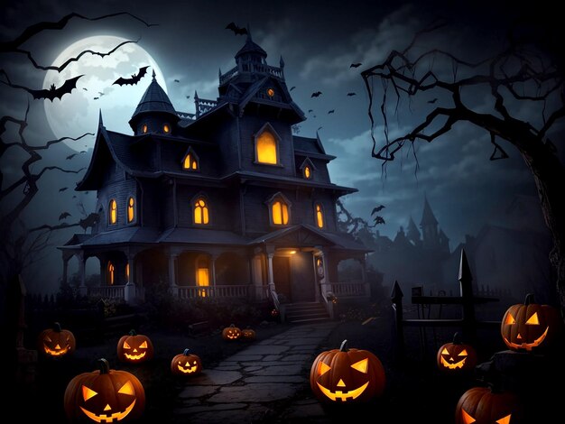 Halloween Night Background