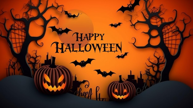 Halloween night vector backgrounds