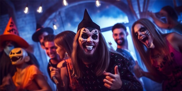 halloween nightclub party