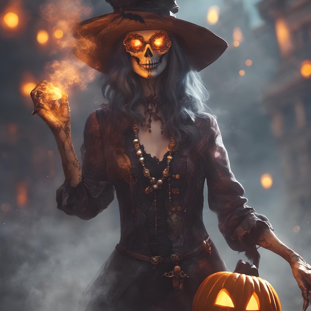 Halloween October Festival Spooky Witch Backgrounds