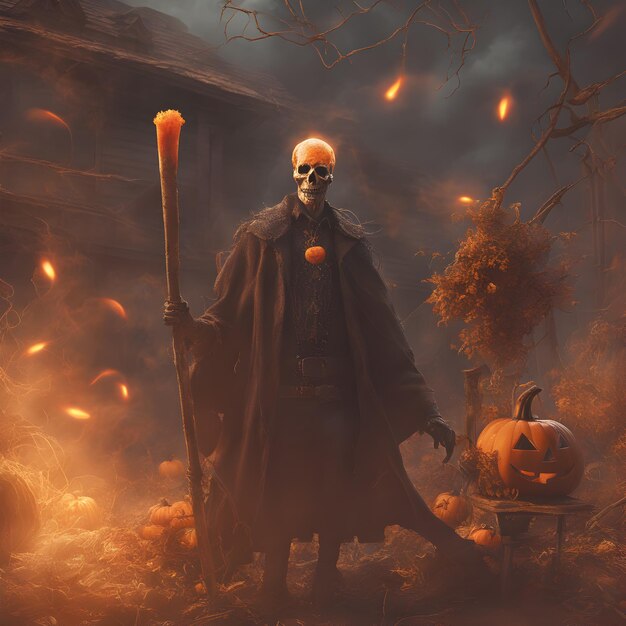 Halloween Oktober Festival Spooky Ghost-illustraties