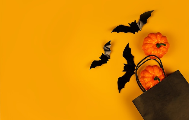 halloween op oranje achtergrond speciale aanbieding symbool ontwerp element viering concept
