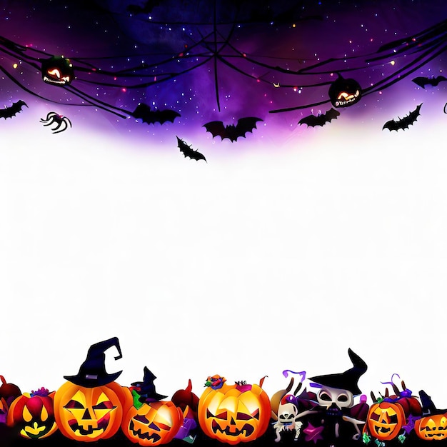 Halloween party border