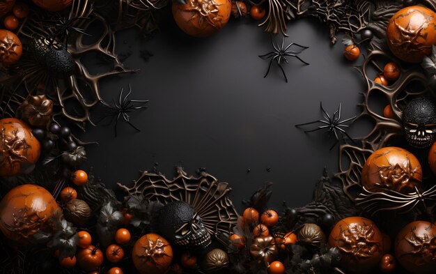 Halloween party borer background