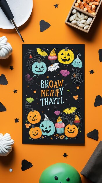 Halloween party invitation for children