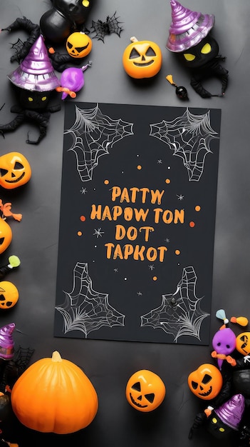 Halloween party invitation for children