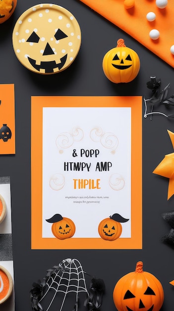 Halloween party invitation for children