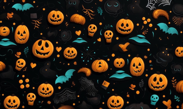 halloween pattern seamless halloween pattern black halloween background