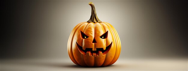 Halloween pompoen jackolantern gegenereerd door AI