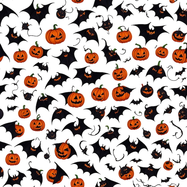 Halloween pompoenen patroon