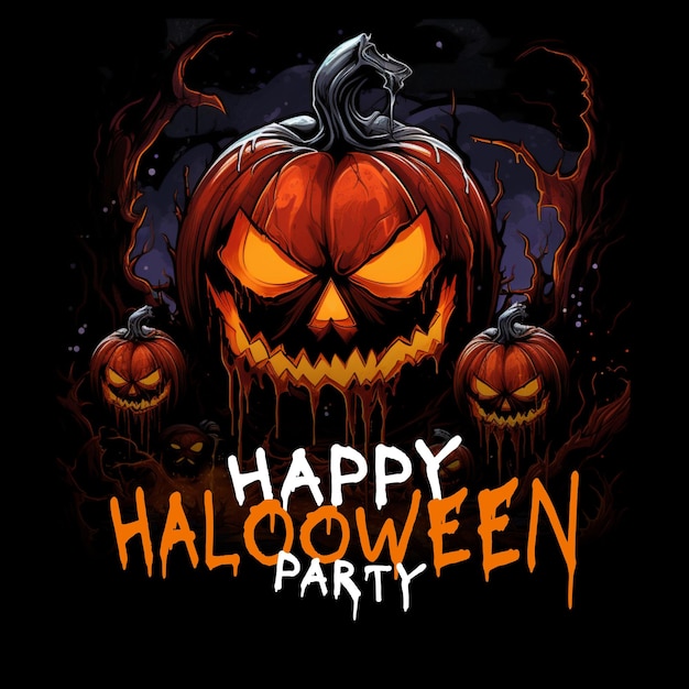 Halloween poster design