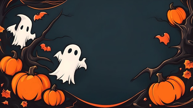 Halloween poster illustration design