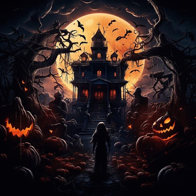 Photo halloween poster image