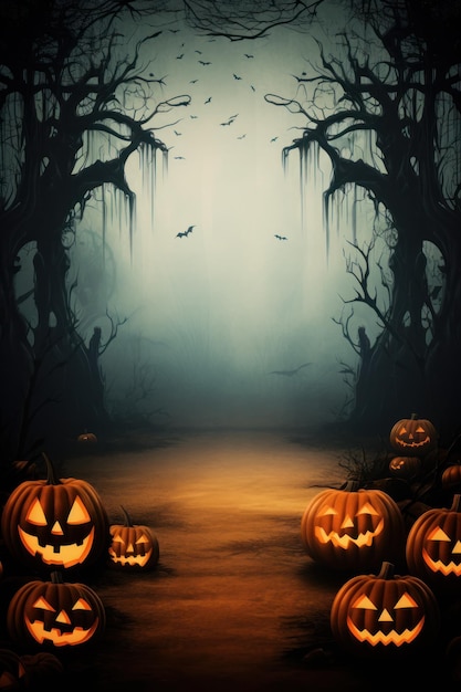 Halloween poster sjabloon