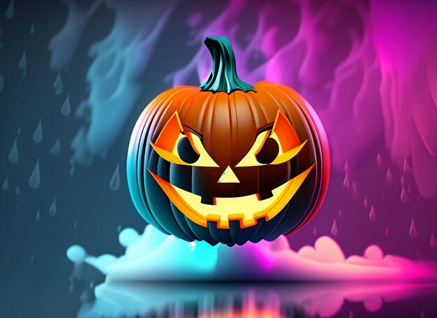 Halloween pumpkin background