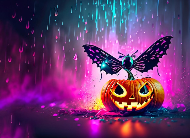 Halloween pumpkin background