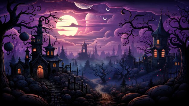 Halloween Pumpkin Background