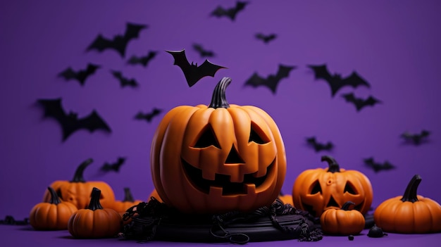 Halloween Pumpkin Background