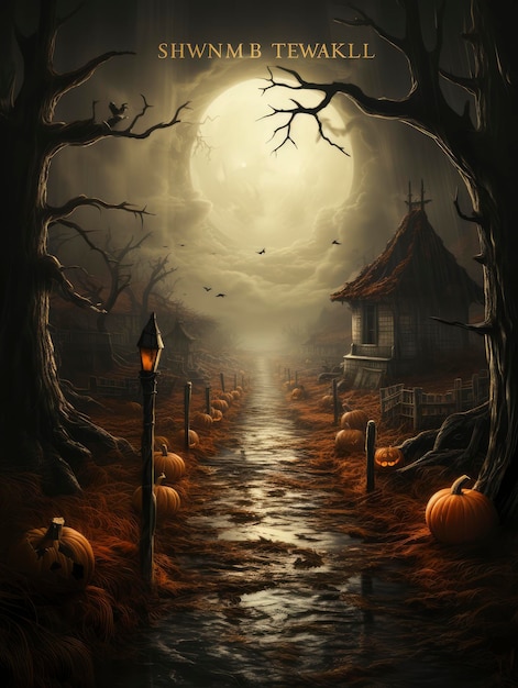 Photo halloween pumpkin background