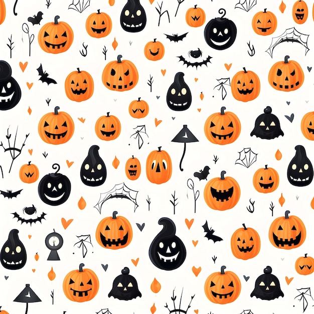 Halloween pumpkin background