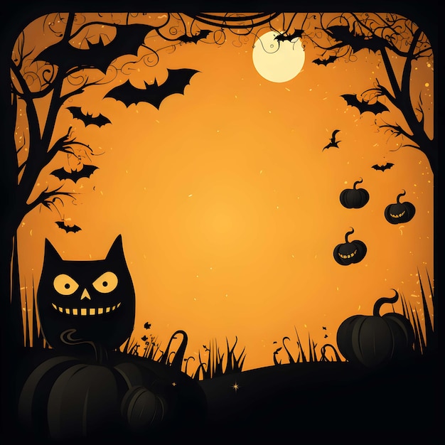 Halloween pumpkin background