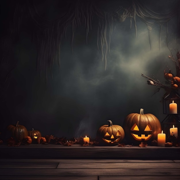 Halloween pumpkin background