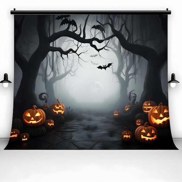 Halloween pumpkin background