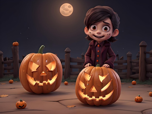 Halloween Pumpkin Background