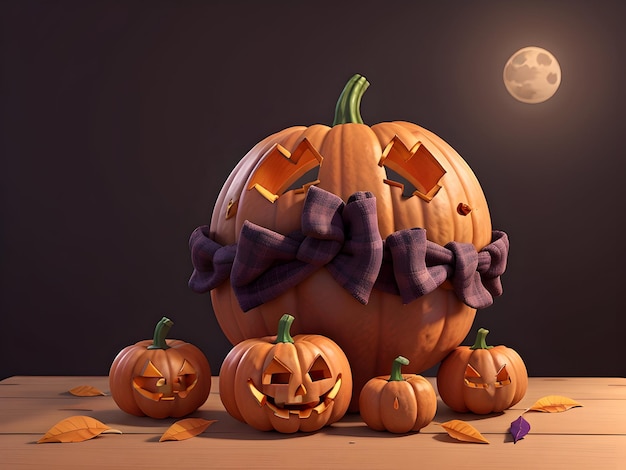 Halloween Pumpkin Background