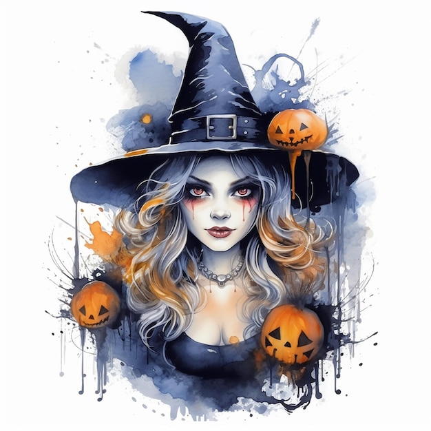 Halloween Pumpkin Bats Illustration Background