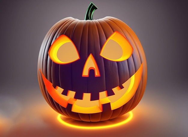 Halloween Pumpkin Face royalty colorful background