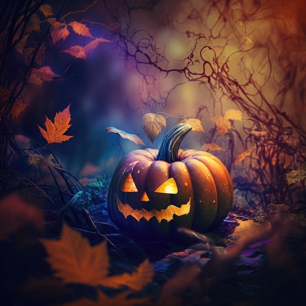 Halloween Pumpkin Generative AI