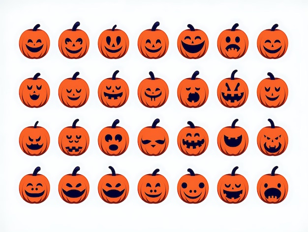 ハロウィン パンプキン ヘッド エモジ