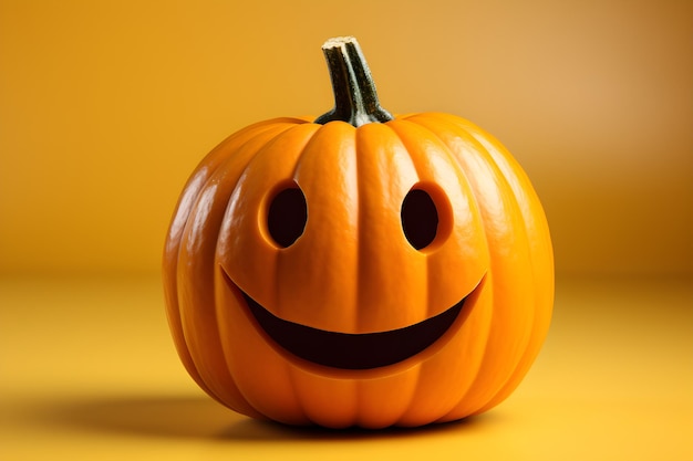 Foto testa di zucca di halloween