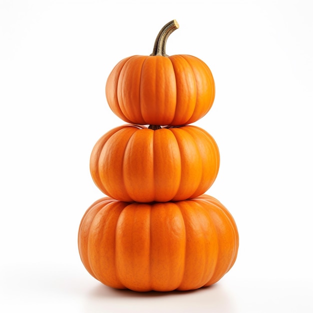 halloween pumpkin isolated on white background