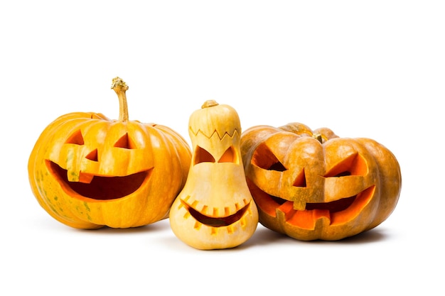 Halloween pumpkin isolated on white background