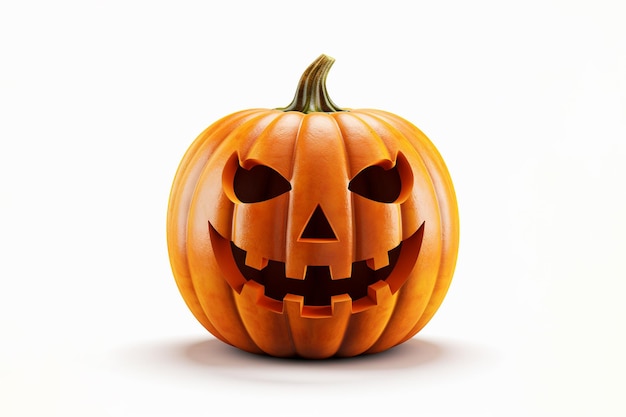 Halloween Pumpkin isolated on white background