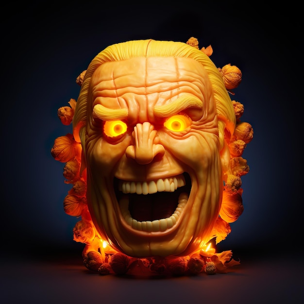 halloween pumpkin lantern joe biden