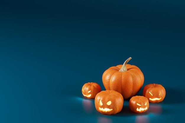 Halloween pumpkin object 3d