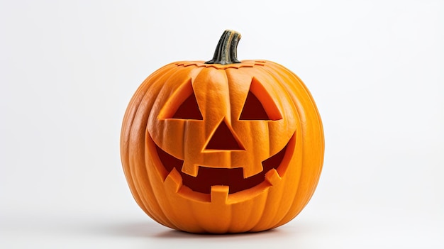 Halloween pumpkin on a white background